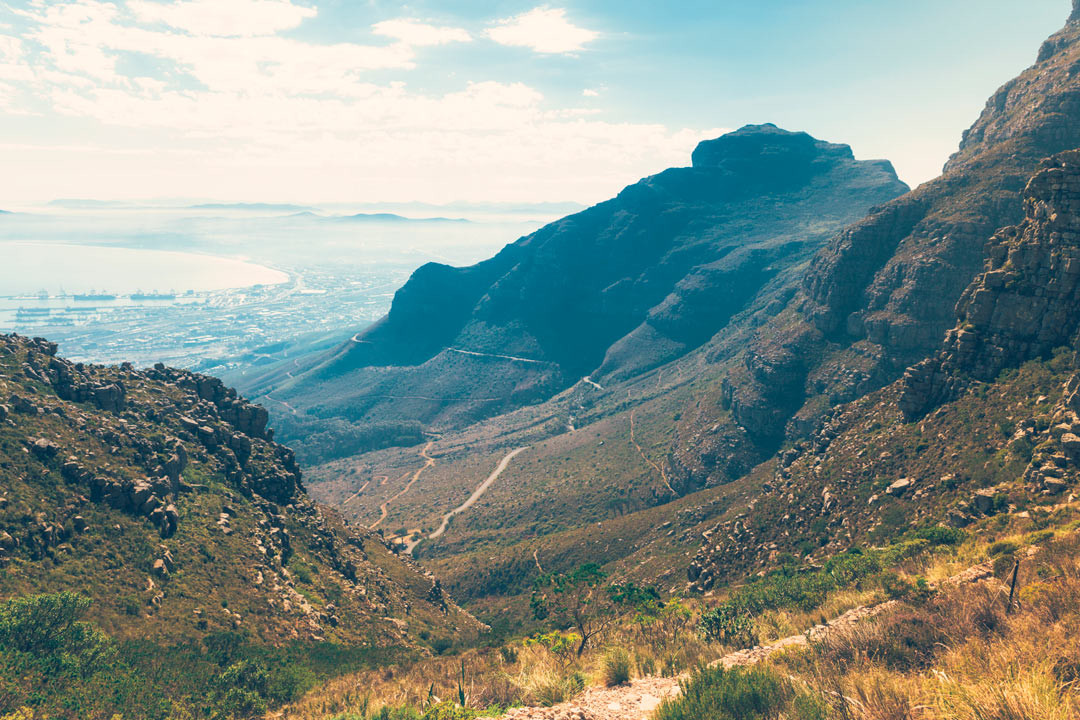 Climbing Table Mountain in the scorching sun was more difficult than I expected, but it sure was worth it!
