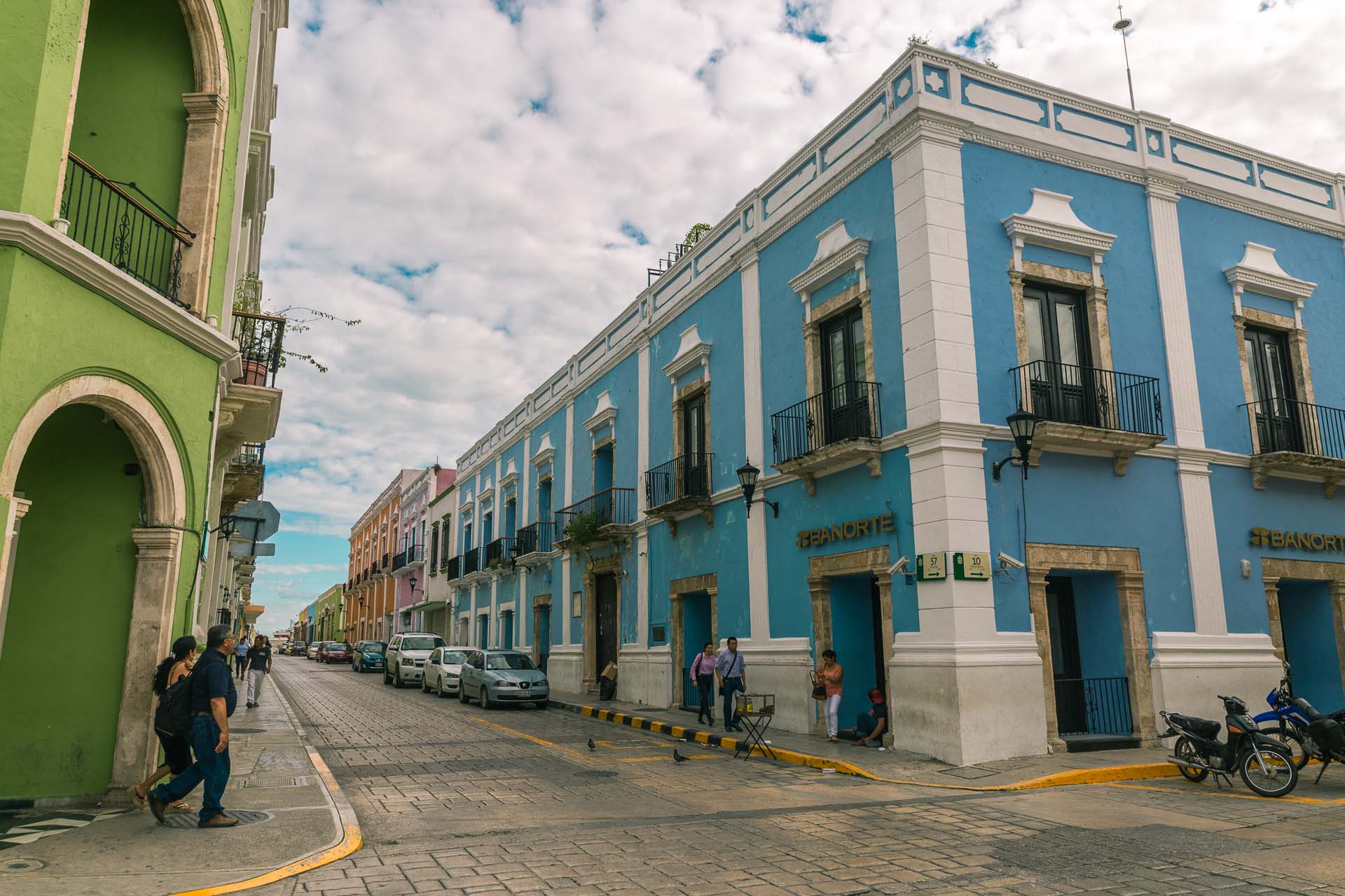 The city is filled with colonial architecture.